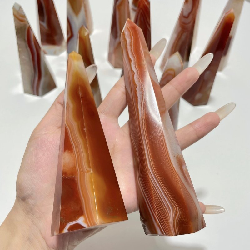 Beautiful Carnelian Obelisk Point Wholesale - Wholesale Crystals