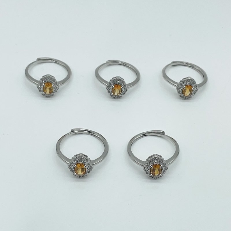 Beautiful Citrine Cut Faceted Ring Wholesale - Wholesale Crystals