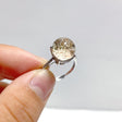 Beautiful Clear Garden Quartz Sphere Rings Wholesale - Wholesale Crystals