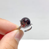 Beautiful Clear Garden Quartz Sphere Rings Wholesale - Wholesale Crystals