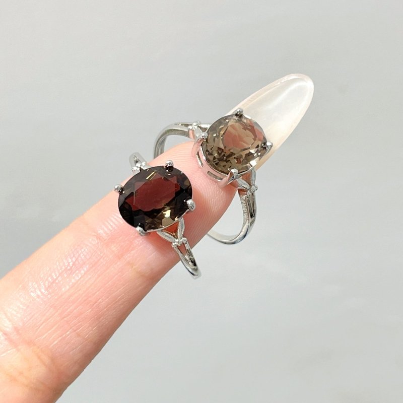 Beautiful Cut Faceted Smoky Quartz Ring Wholesale - Wholesale Crystals