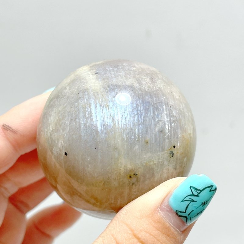 Beautiful Flash Blue Moonstone Spheres Ball Wholesale - Wholesale Crystals