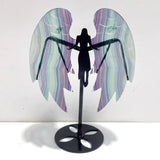 Beautiful Fluorite Angel Wing Carving With Stand - Wholesale Crystals