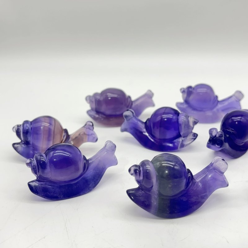 Beautiful Fluorite Snails Carving Wholesale -Wholesale Crystals