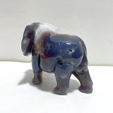 Beautiful Geode Agate Druzy Elephant Animal Carving A02 - Wholesale Crystals