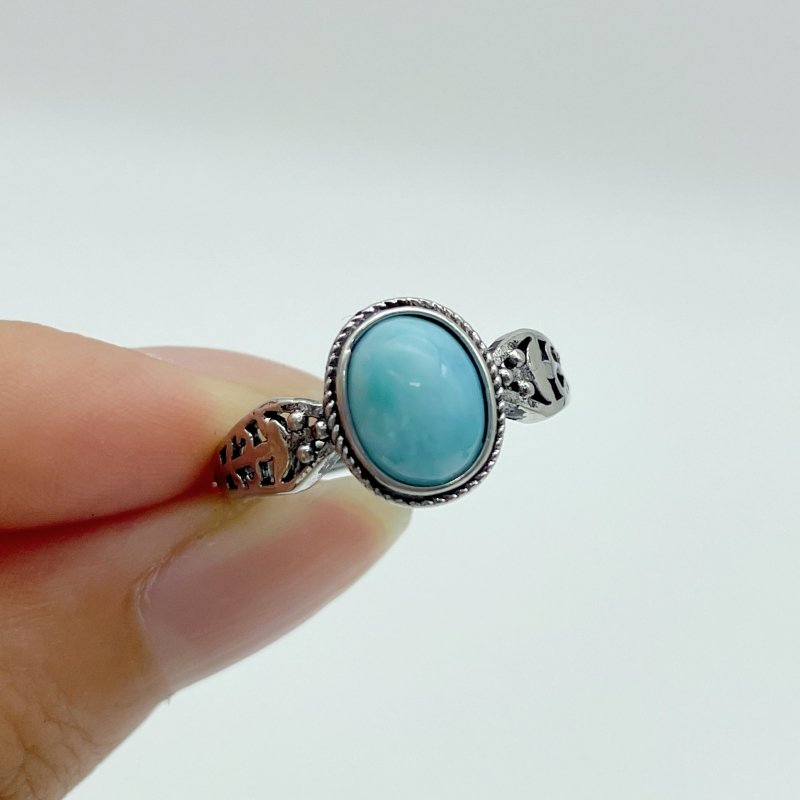 Beautiful Larimar Ring Wholesale Clearance - Wholesale Crystals