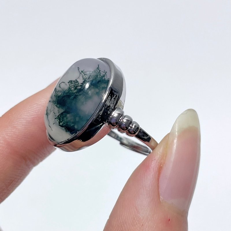 Beautiful Moss Agate Ring Wholesale - Wholesale Crystals