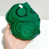 Beautiful Polished Malachite Slab Butterfly Wing With Stand (4) -Wholesale Crystals