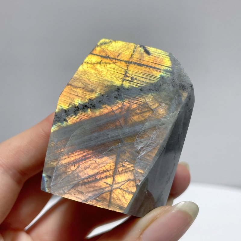 Beautiful Purple Yellow Labradorite Free Form Wholesale - Wholesale Crystals