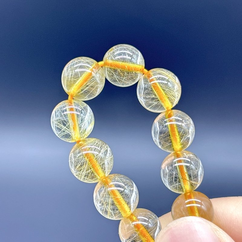 Beautiful Rutile Quartz Crystal Bracelet (HGUB25) - Wholesale Crystals