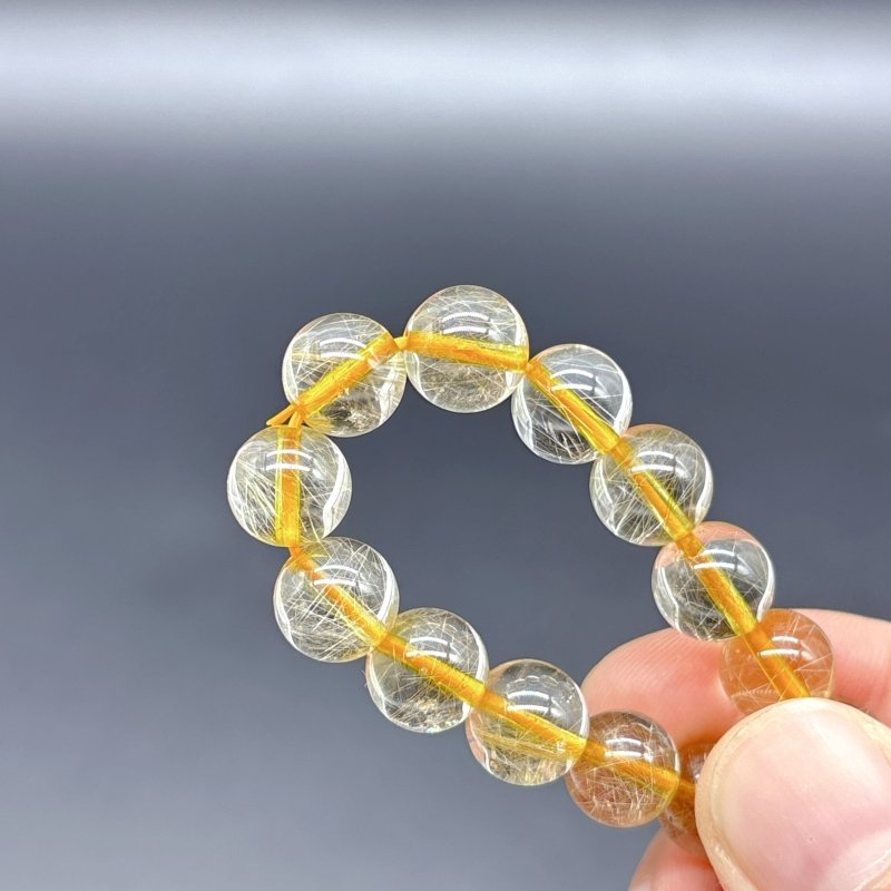 Beautiful Rutile Quartz Crystal Bracelet (HGUB25) - Wholesale Crystals