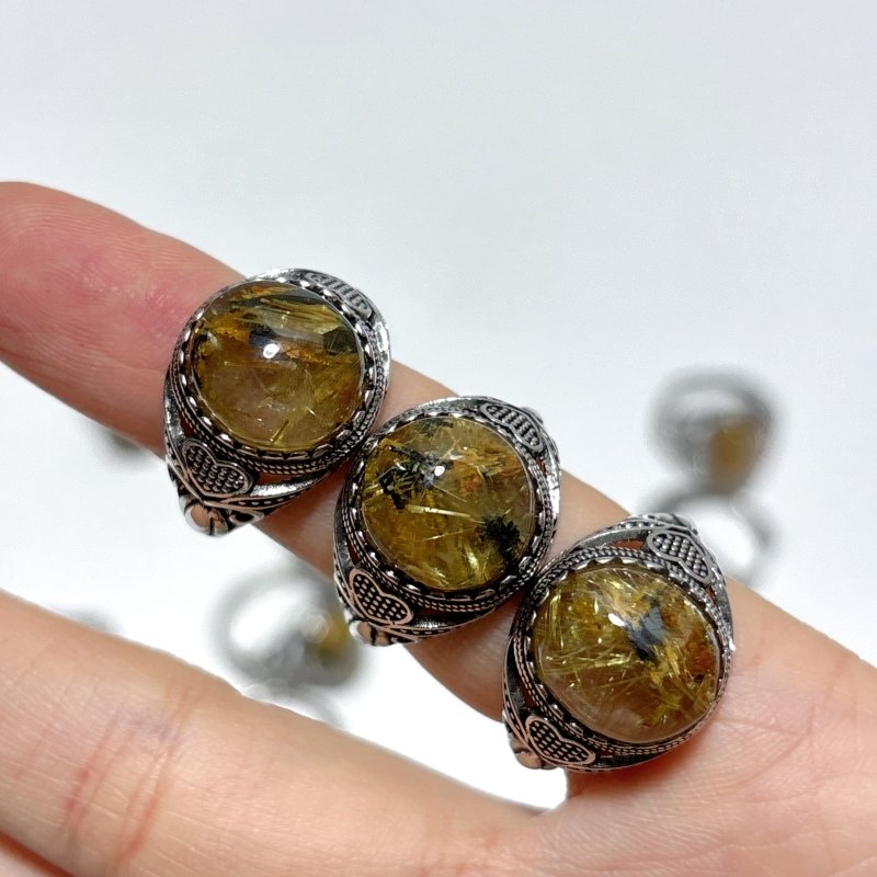 Beautiful Rutile Quartz Crystal Ring Wholesale - Wholesale Crystals