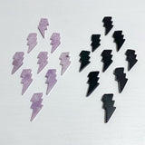 Black Obsidian & Lepidolite Lightning Carving Wholesale -Wholesale Crystals