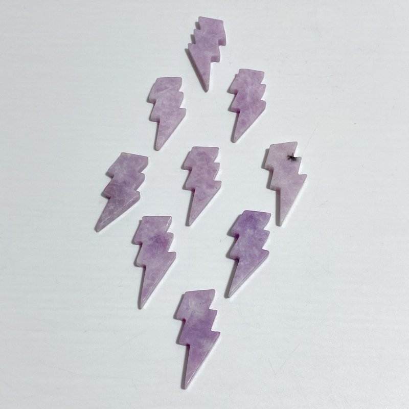 Black Obsidian & Lepidolite Lightning Carving Wholesale -Wholesale Crystals