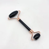 Black Obsidian Roller and Gua Sha A Set Wholesale -Wholesale Crystals