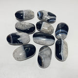 Black Stripe Agate Mixed Quartz Palm Wholesale Clearance -Wholesale Crystals