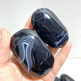 Black Stripe Agate Palm Wholesale - Wholesale Crystals