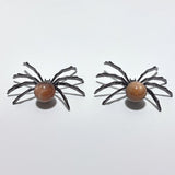 Black Sunstone Crystal Sphere Spider Ornament Handmade Alloy Spider Wholesale - Wholesale Crystals