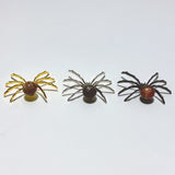 Black Sunstone Crystal Sphere Spider Ornament Handmade Alloy Spider Wholesale - Wholesale Crystals