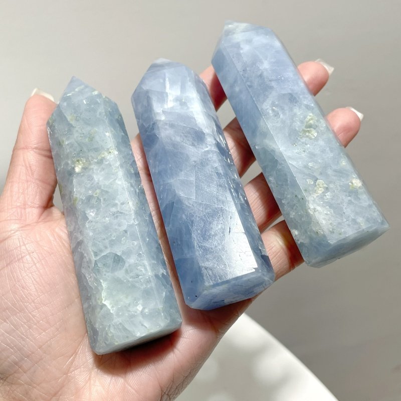 Blue Calcite Point Tower Wholesale - Wholesale Crystals