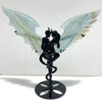 Blue Onyx Demon And Angel Wing Carving With Stand Ornament - Wholesale Crystals