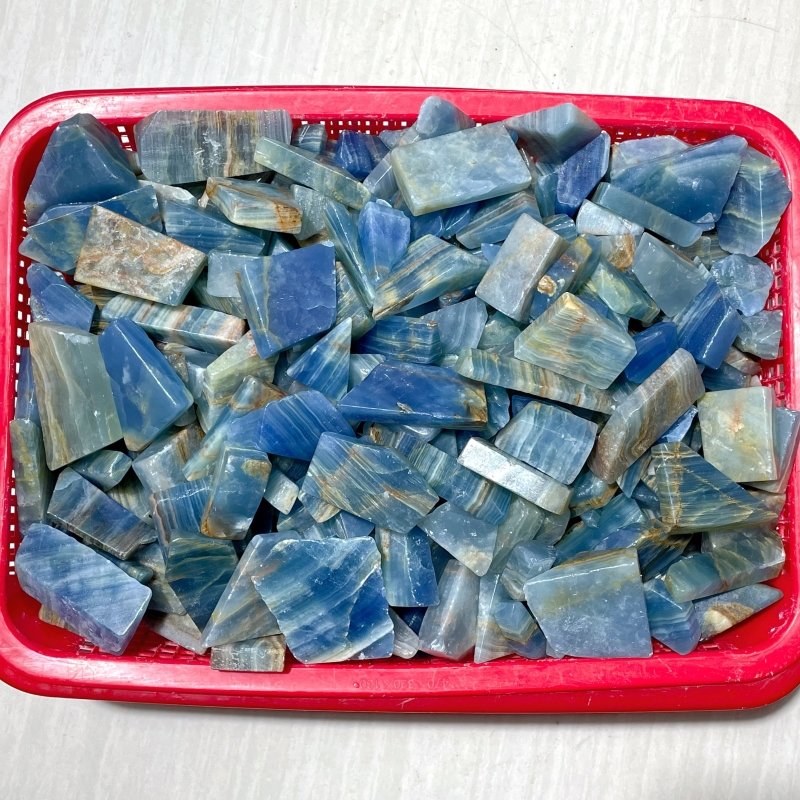 Blue Onyx Slab Freeform Wholesale Closeout - Wholesale Crystals