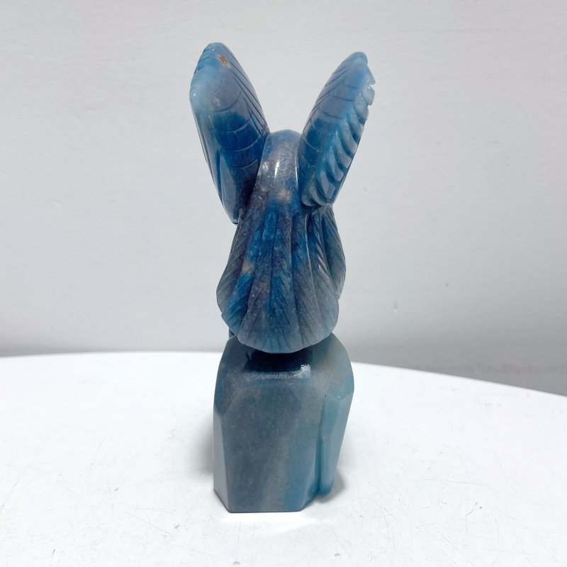 Blue Trolleite Eagle Carving - Wholesale Crystals