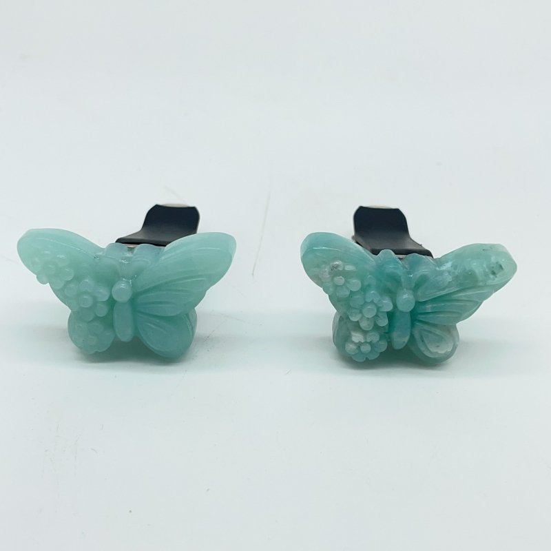 Caribbean Calcite Butterfly Car Air Vent Clip Wholesale -Wholesale Crystals
