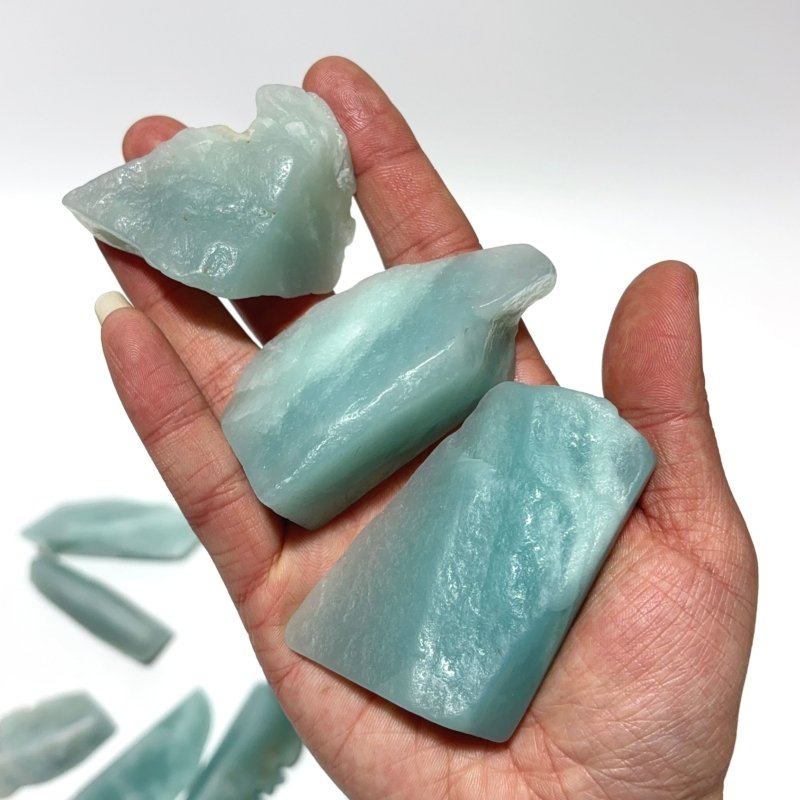 Caribbean Calcite Polished Leftover Stone Wholesale -Wholesale Crystals