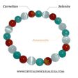 Carnelian Amazonite DIY Bracelet Wholesale Original Design - Wholesale Crystals
