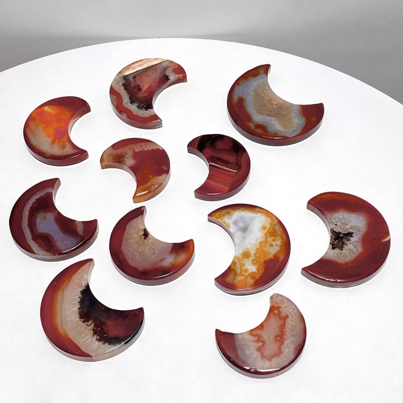 Carnelian Moon Shape Wholesale - Wholesale Crystals