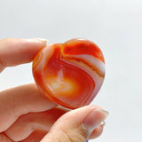 Carnelian Worry Stones Heart Wholesale - Wholesale Crystals