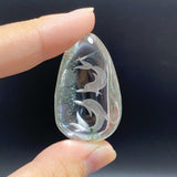 4 Pieces Dolphin Garden Quartz Inner Scene Carving