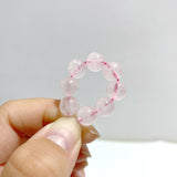 8mm Light Color Rose Quartz Bracelets Wholesale