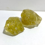 2 Pieces Large Citrine Raw Stone Specimen With Beautiful Rainbow #9