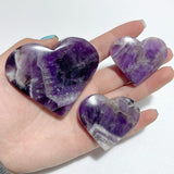 Chevron Amethyst Heart Shape Wholesale - Wholesale Crystals
