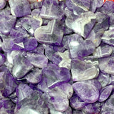 Chevron Amethyst Heart Shape Wholesale - Wholesale Crystals