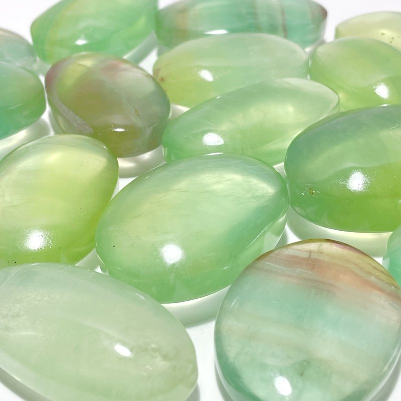 Clear Green Fluorite Palm Wholesale - Wholesale Crystals