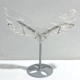 Clear Quartz Heart Wing Carving With Stand -Wholesale Crystals