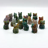 Colorful Moss Agate Mini Cat Wholesale - Wholesale Crystals