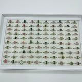 Colorful Tourmaline Ring Closeout(defective) -Wholesale Crystals