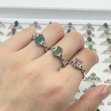 Colorful Tourmaline Ring Closeout(defective) -Wholesale Crystals