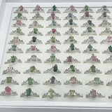 Colorful Tourmaline Ring Closeout(defective) -Wholesale Crystals