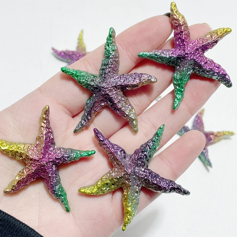 Colourful Bismuth Starfish Wholesale - Wholesale Crystals