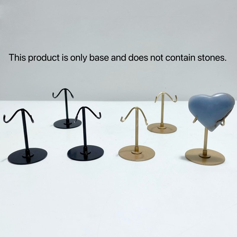 Crystal Heart Palm Stone Small Holder Stand Base Wholesale - Wholesale Crystals