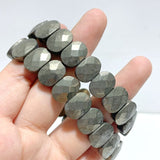 Cut Faceted Pyrite Bracelet Wholesale - Wholesale Crystals