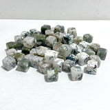 Moss Agate Cube Tumbled Wholesale