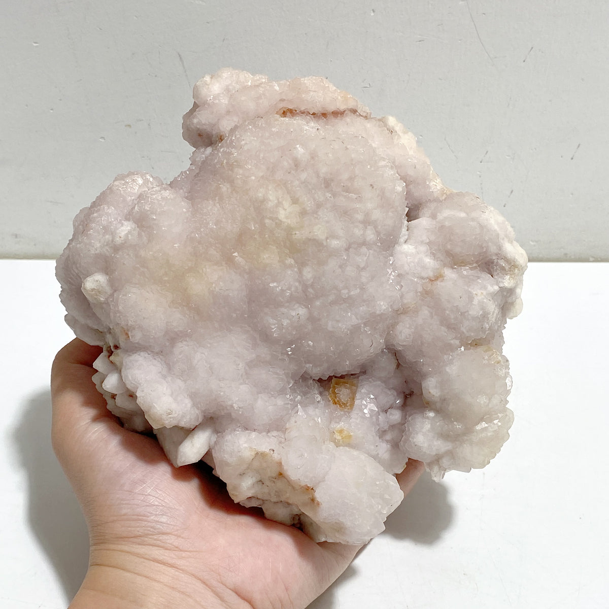2 Pieces Raw Stilbite Specimen With Stand #4