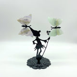 Wholesale Crystal Butterfly Wing Carving with Fairy Metal Stand (Mixed Materials)