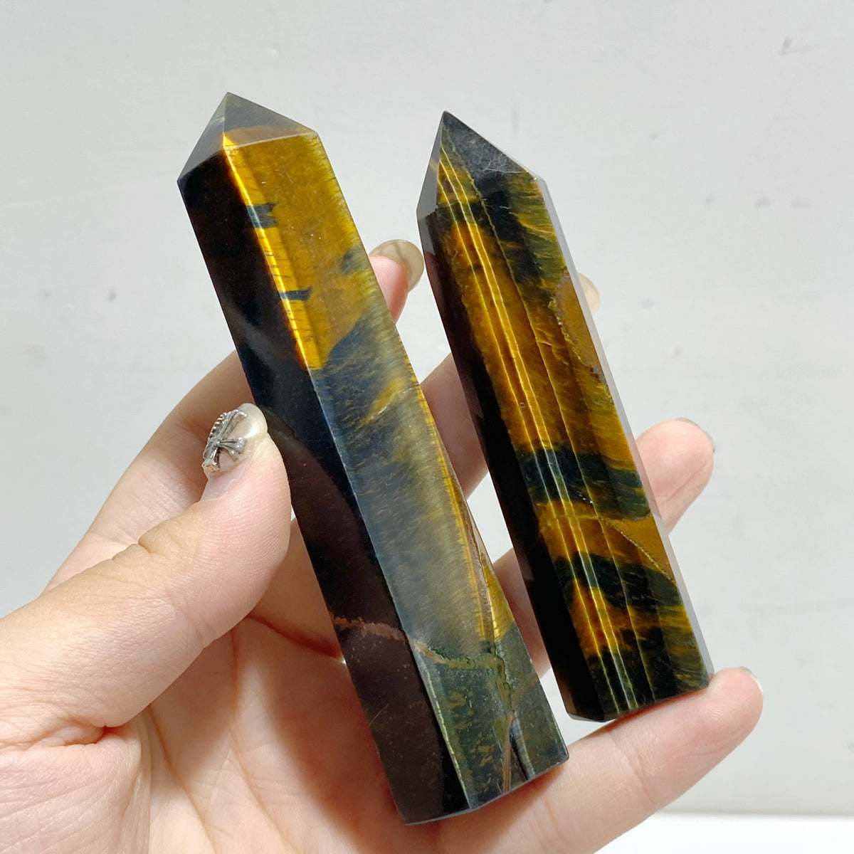 Yellow & Blue Tiger Eye Point Wholesale